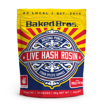 BAKED BROS LIVE HASH ROSIN GUMMIES | 2 FOR $30
