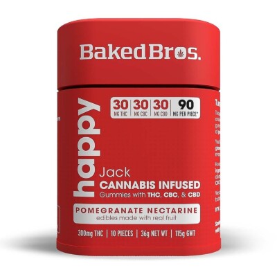 Baked Bros 100mg Effects Gummies + Syrups – $12